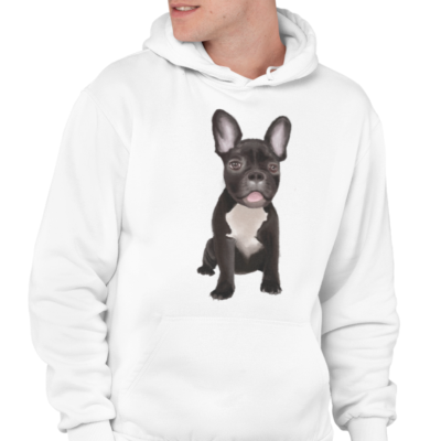 BLUZA Z KAPTUREM DOG FRANCUSKI 2